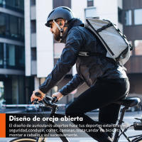 Auriculares inalámbricos de conducción ósea Real, audífonos deportivos impermeables IPX6 con micrófono para entrenamientos, correr, DG08 - details 1