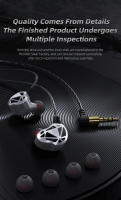 QKZ AK7 Copper Driver Wired Earphones HiFi Bass Stereo Super Clear Gaming Headset Music Sport 3.5mm AUX In Ear Earbuds With MIC - details 12
