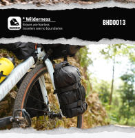 Rhinowalk-bolsa para horquilla delantera de bicicleta, resistente al agua, de liberación rápida, para Mtb, carretera, grava, almacenamiento de ciclismo, soporte de hasta 15Kg - details 1