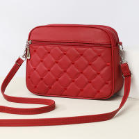 Bolso cuadrado pequeño con bandolera para mujer, nuevo diseño acolchado, bandolera de cuero de PU, bandolera versátil - details 2