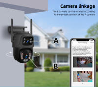 Cámara de Seguridad IP KERUI 6MP HD PTZ Visión Nocturna Infrarroja Control de Aplicación - details 11