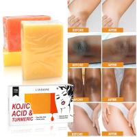 Jabón blanqueador de ácido kójico, Kit de 2 uds hecho a mano, Reduce el punto de drak, melasma, limpieza profunda, brillo de la piel, suave e hidrataizado - details 10