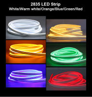 Tira de luces LED de neón para coche, lámpara Flexible de silicona resistente al agua, 6mm, 1-5M, SMD2835, 120LEDs/M, decoración para el hogar, DC12V - details 1