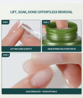 Nailpop-removedor de esponja para uñas postizas, 100ml, 3-5s, remojo, elimina el Gel, solución suave y reutilizable, sin daños, herramienta para decoración de uñas - details 1