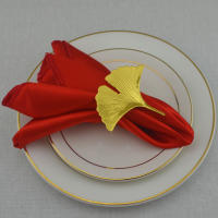 Servilleta de tela de 100 Uds., decoración para fiesta de salón de boda, toalla de té de satén, servilletas de mesa para fiesta de Navidad, cumpleaños, Baby Shower - details 4