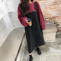Vestido de mezclilla para mujer Falda con tirantes de mezclilla de longitud media - details 15