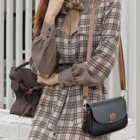 Bolso de Hombro de Textura Flap para Mujer Bolso de Contraste Color Cruzado para Compras Diarias Bolso de Teléfono Bolso de Mensajero para Madre - details 1
