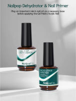 Nailpop Deshidratador y Primer para Uñas Preparación Natural de Uñas sin Ácido para Esmalte de Uñas de Gel Acrílico y UV Secado Rápido Conjunto de Unión Superior - details 0