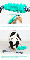 Cepillo de Dientes para Perros Juguete Masticable Duradero Limpieza Dental Suave - details 4