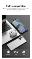 Nuevo Lenovo LP79 OWS Auriculares inalámbricos Bluetooth V5.4 Pantalla LED de alimentación Batería de larga duración Auriculares para juegos con cancelación de ruido Sonido envolvente Llamada HD Auriculares deportivos táctiles con micrófono Cordón - details 13