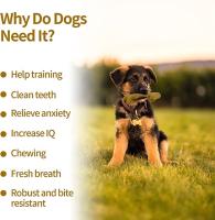 Juguetes de Masticar para Perros de Cervantes de Madera para Aggressive Chewers Grandes Razas Duradero y Resistente - details 5