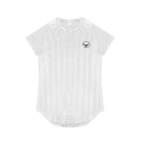 Summer Breathable Short Sleeve Quick Dry T-shirt Fashion V-neck Tops Men Fitness Gym Sport Shirt Outdoor Casual Hip Hop T-shirt - details 13