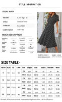 Polka dot dress summer new product Mori girl all-match shirt collar large swing skirt - details 0