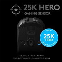 Logitech-ratón inalámbrico G Pro para juegos, dispositivo con rendimiento de grado Esports, Sensor HERO 25K, LIGHTSPEED, LIGHTSYNC, Compatible con POWERPLAY - details 1