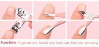 Tijeras de Uñas KADS 18Pcs Set de Manicura Herramienta de Pedicura para Uñas y Piel Muerta Herramienta de Cuidado de Manos y Pies - details 6