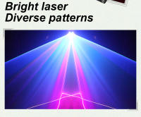 Proyector láser de escáner de línea de haz RGB de doble lente para discoteca, lámpara DMX512, adecuado para discoteca, DJ, fiesta, boda, bar, luz de escenario - details 1