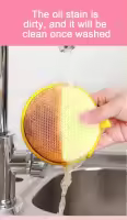 Esponja de doble cara para lavar platos, cepillo para lavar platos, sartén, olla, esponjas de limpieza del hogar, herramientas de cocina reutilizables, 10 piezas - details 10