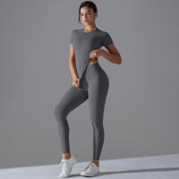 Hamidou Conjunto Deportivo Top de Yoga de Cintura Alta y Pantalones de Yoga - details 29