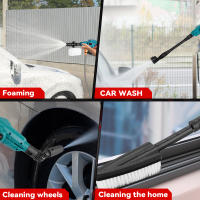 ONEVAN Pistola de Lavado a Presión sin Escobillas de 200 Bar 3500W 6en1 Pistola de Pulverización Inalámbrica Herramienta de Lavado de Jardín para Auto para Batería Makita de 18V Pin - details 11