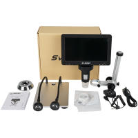 Svbony SV604 microscopio para inspección de PCB y visualización de especímenes de insectos, pantalla LCD de 7 pulgadas, con cámara remota por cable, grabadora de video y pantalla HD de 1200x. - details 11