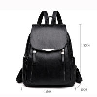 Mochila de viaje para mujer avión gran capacidad hecha de cuero PU bolso de mano para escuela mochila para mujer bolso de hombro femenino - details 24