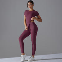 Hamidou Conjunto Deportivo Top de Yoga de Cintura Alta y Pantalones de Yoga - details 39