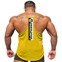 Men Gym Clothing Bodybuilding Suspenders Tank Top Casual Sport Sleeveless Shirt Fitness Muscle Sportswear Cotton Breathable Vest - details 12