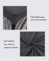 Cubierta de Silla de Spandex Ajustable Colores Sólidos para Comedores y Cocinas - details 3