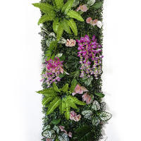 Decoración de Pared de Césped Falsa Planta de Flor Artificial para Interior de Jardín - details 9
