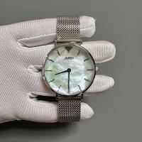 Reloj DUGARY de cuarzo con concha a la moda para mujer, relojes de pulsera impermeables redondos de marca clásica de acero inoxidable de 36mm, Reloj de mujer - details 16