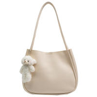 Bolsos de hombro de cuero PU para mujer, bolsos de Color puro, bolsos casuales pequeños con asa superior, bolso de hombro para mujer - details 17