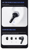 Nuevo Lenovo XT52 TWS Auriculares inalámbricos Bluetooth 5.4 Estéreo HIFI Auriculares para juegos con reducción de ruido Batería de larga duración Auriculares de modo dual Llamada HD Auriculares deportivos táctiles con micrófono Regalo de moda - details 6