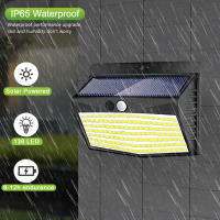 Luces LED solares para exteriores, lámpara de pared inalámbrica, 3 modos de iluminación, Sensor de movimiento, energía Solar, valla de jardín, cubierta de patio, 138 - details 2