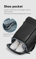 Mochila enrollable expandible antirrobo con bolsillo para portátil, mochila impermeable de gran capacidad para exteriores, bolsa escolar universitaria - details 8