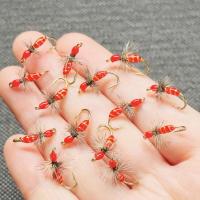 5/10 Uds moscas para pescar con mosca anzuelos señuelo con mosca cebos artificiales moscas atadas a mano ninfas pesca para trucha salmón Steelhead Grayling - details 1