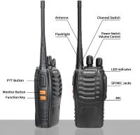 Baofeng-walkie-talkie piezas, Radio bidireccional de largo alcance para caza y hotel, 888s, UHF, 5W, 400-470MHz, BF888s, BF 888S, H777, 1/ 2 BF-888S - details 1