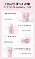 LAIKOU Sakura juegos de cuidado de la piel limpiador Facial crema Facial protector solar tóner hidratante brillo reafirmante Kit de cuidado Facial hidratante - details 9