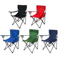 Silla de camping plegable, silla de pesca al aire libre con bolsa de transporte y reposabrazos, adecuada para picnics en la playa - details 4