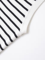 2025 Top sin mangas de punto a rayas con cuello redondo para mujer, Top corto informal de verano, ropa de mujer - details 5
