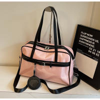 Bolsa de gimnasio para Fitness, bolso de hombro tipo bandolera portátil multifuncional para viajes al aire libre de gran capacidad, viaje de corta distancia - details 11