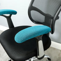 Funda elástica para Reposabrazos de Silla, cubierta lavable a prueba de polvo, Color sólido, 1 par - details 8