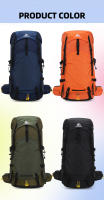 Mochila de escalada para acampar con cubierta para lluvia, gran capacidad, deportes al aire libre, senderismo, montañismo, paquete de hidratación - details 1