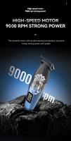 Cortadora de pelo profesional Kemei, cortadora de barba sin espacios de 9000rpm, cortadora de pelo recargable inalámbrica para hombres, Máquina para cortar cabello - details 5