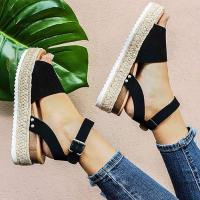 Summer Sandals Women Wedges Shoes Ladies Platform Sandals Fashion Ladies Casual Girls Slip on Ankle Strap Flats Plus Size - details 6