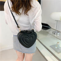 Bolsos de Hombro de Moda para Verano en Forma de Corazón para Mujeres Bolsos Bandolera de Cuero PU Vintage Casual Bolsos de Mano con Forro de Poliéster - details 4