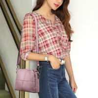 Bolso de hombro de hilo bordado para mujer, bolso cruzado de cuero PU, bolso de mensajero informal, para teléfono monedero, moda - details 4