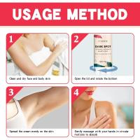 Crema blanqueadora para blanquear el cuerpo, Reduce las manchas negras, reparación hidratante, eliminación de articulaciones del codo, partes íntimas, manchas oscuras, blanqueador de melanina - details 3