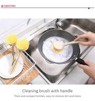 Dispensador de jabón con mango largo, cepillo automático para lavar platos y fregadero de cocina - details 10