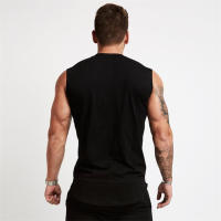 Summer New Men Slim Fit Cotton Tank Tops Breathable Sleeveless Fashion V-neck Vest Gym Casual Bodybuilding Fitness Singlets - details 6