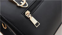 Bolso de mano de gran capacidad para mujer, bandolera de hombro con bordado de marca de moda, Color sólido, diseño de lujo - details 20